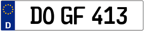 Truck License Plate